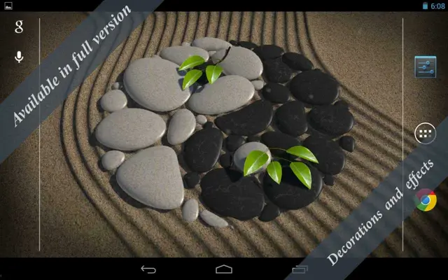 3D Zen Stones Free android App screenshot 2